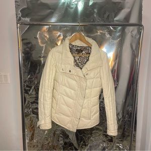 White Danier leather jacket